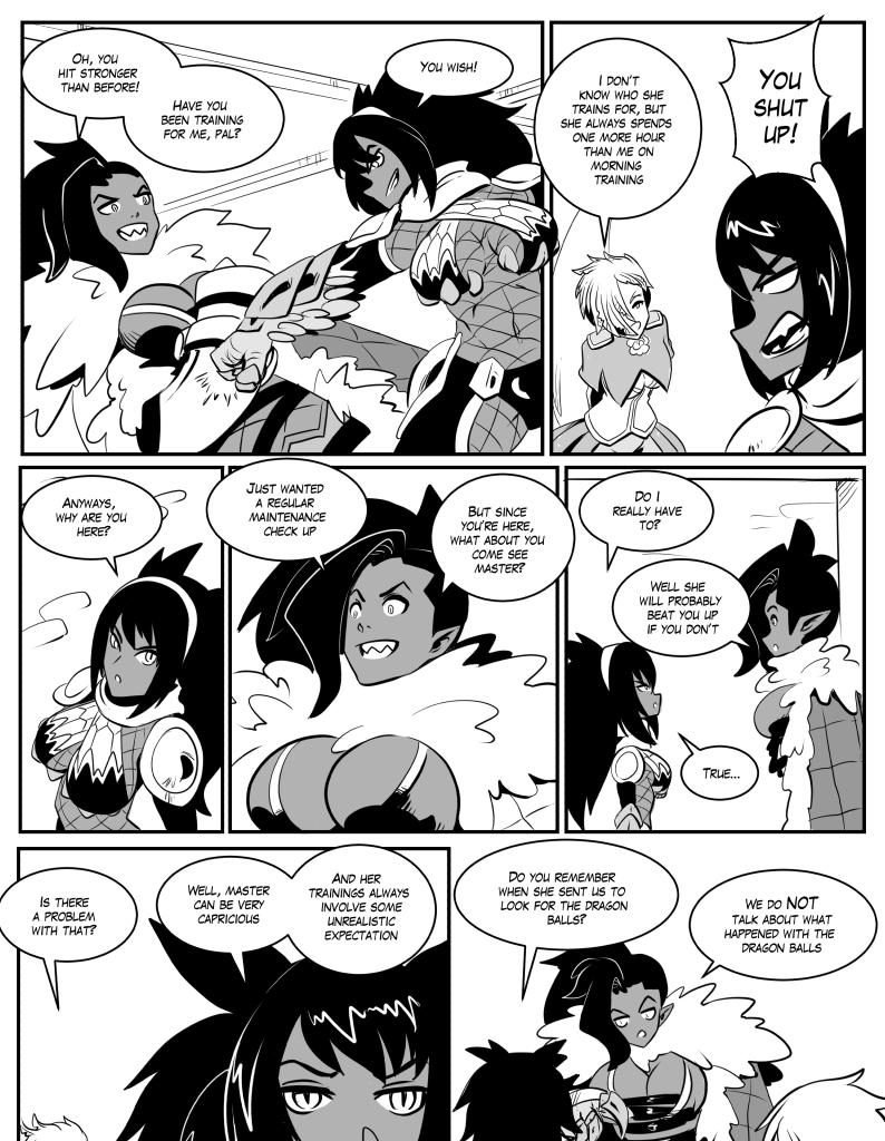 Monster girls on tour - Episode 356, Page 1: Page 356